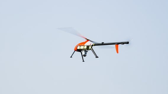 Беспилотный вертолет в сети 5G SA проинспектировал состояние солнечного парка A1