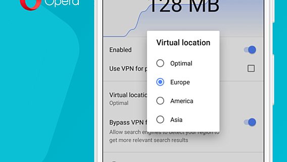 Opera встроила VPN в браузер для Android 