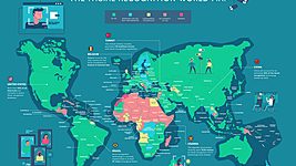 Мировая карта применения распознавания лиц