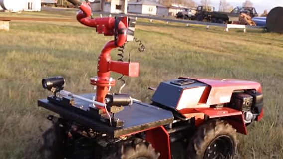 Учёные БГУИР сделали робота из трактора «Белорус-132» 