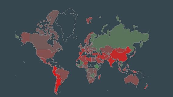 В Gurtam сделали онлайн-карту про то, как коронавирус меняет торговые пути мира