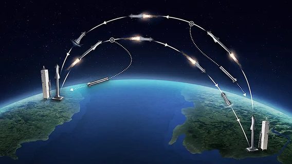 Армия США построит ракеты для доставки грузов в любую точку планеты за час