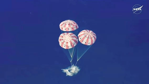 Астронавты лунной миссии Artemis II вернулись на Землю