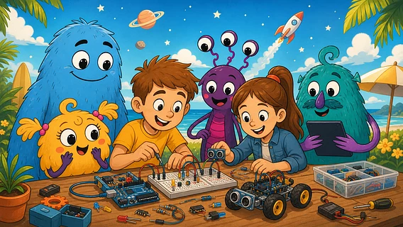 Альторны возвращаются: RoboCraft открыл летний набор на Arduino.Start для детей 9-13 лет