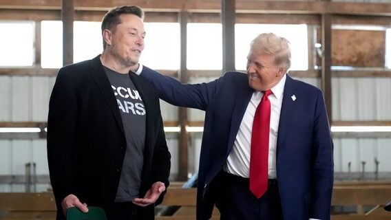 Трамп абяцае не «разбураць» бізнэс Маска. Таксама ён: адмяняе субсідыі