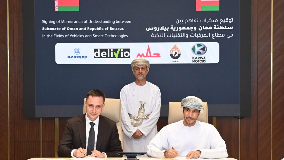 Беларуская дастаўка ежы выходзіць на рынак Амана